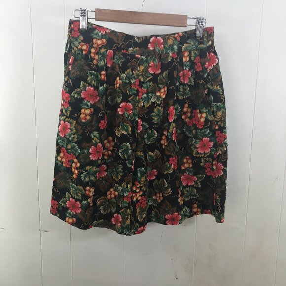 vintage Cristin Stevens floral lightweight pull-on high waist shorts size S - Picture 1 of 5
